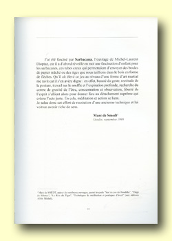 pr&eacute;face  Marc de Smedt